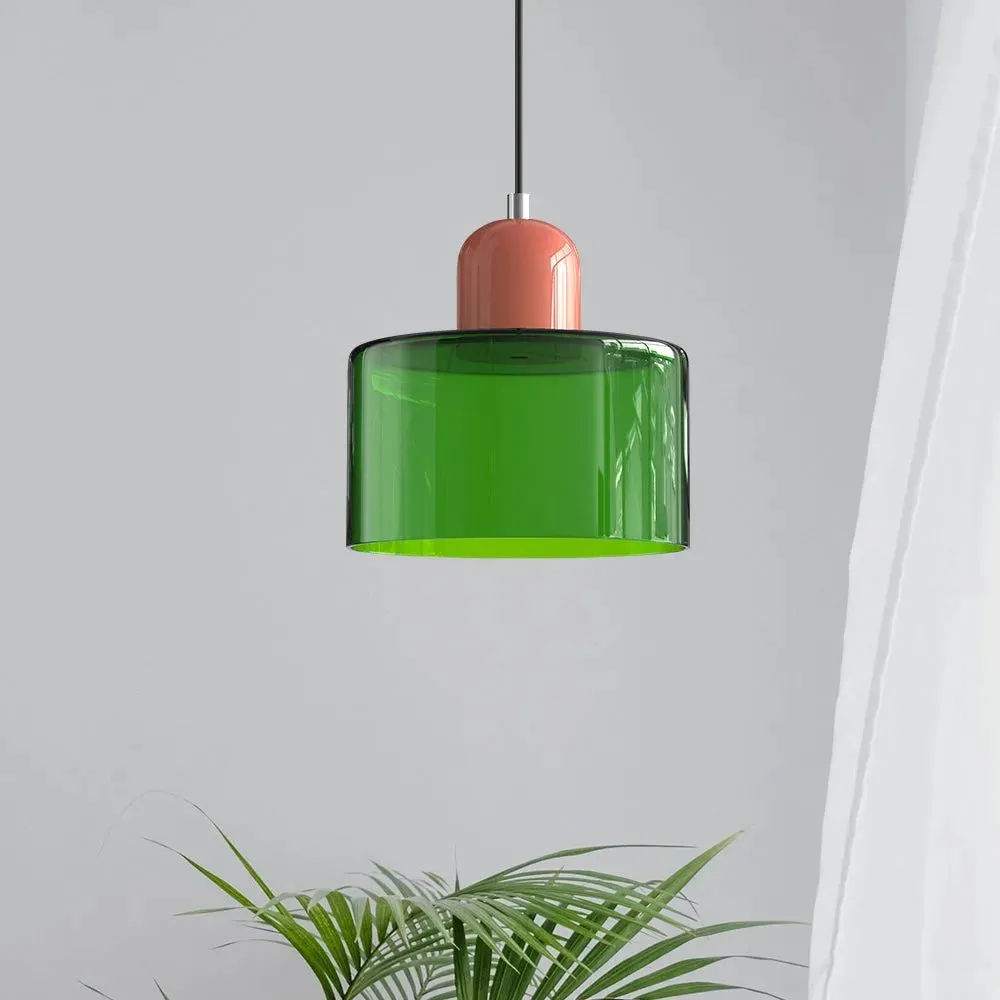 Morandi Modern White Glass Kitchen Island Pendant Light