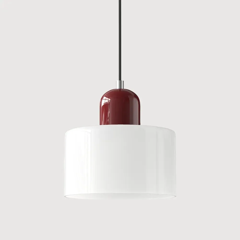 Morandi Modern White Glass Kitchen Island Pendant Light