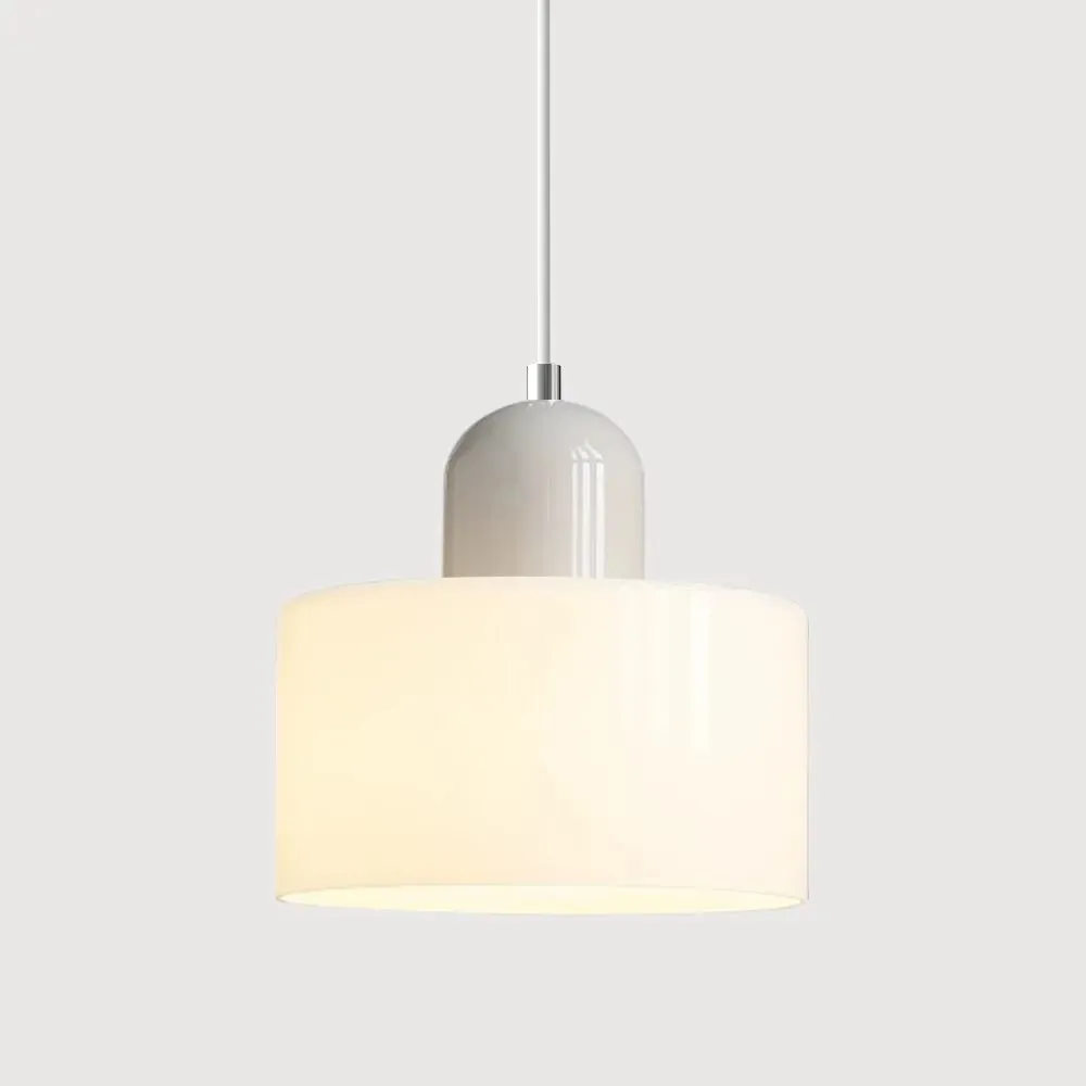 Morandi Modern White Glass Kitchen Island Pendant Light