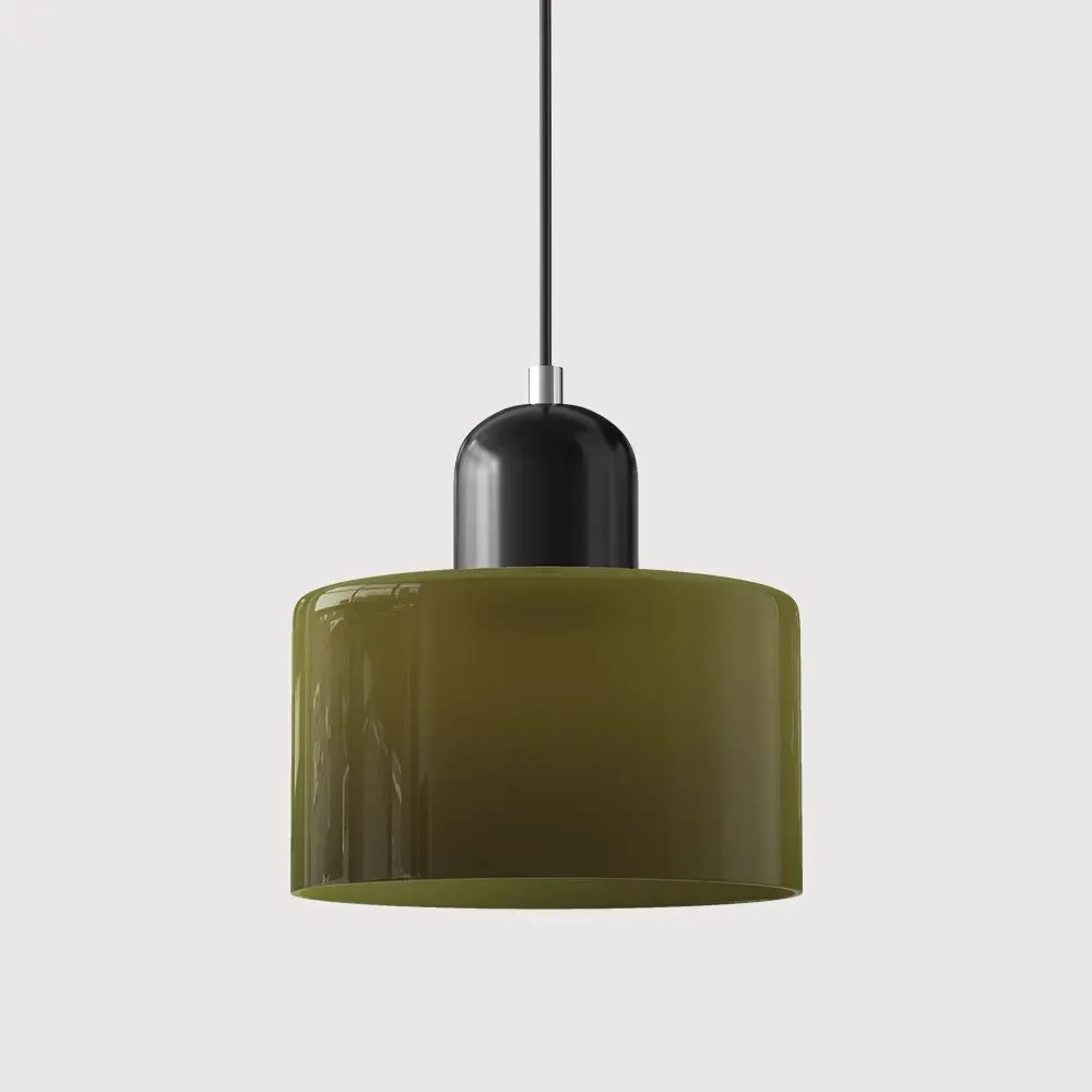 Morandi Modern White Glass Kitchen Island Pendant Light