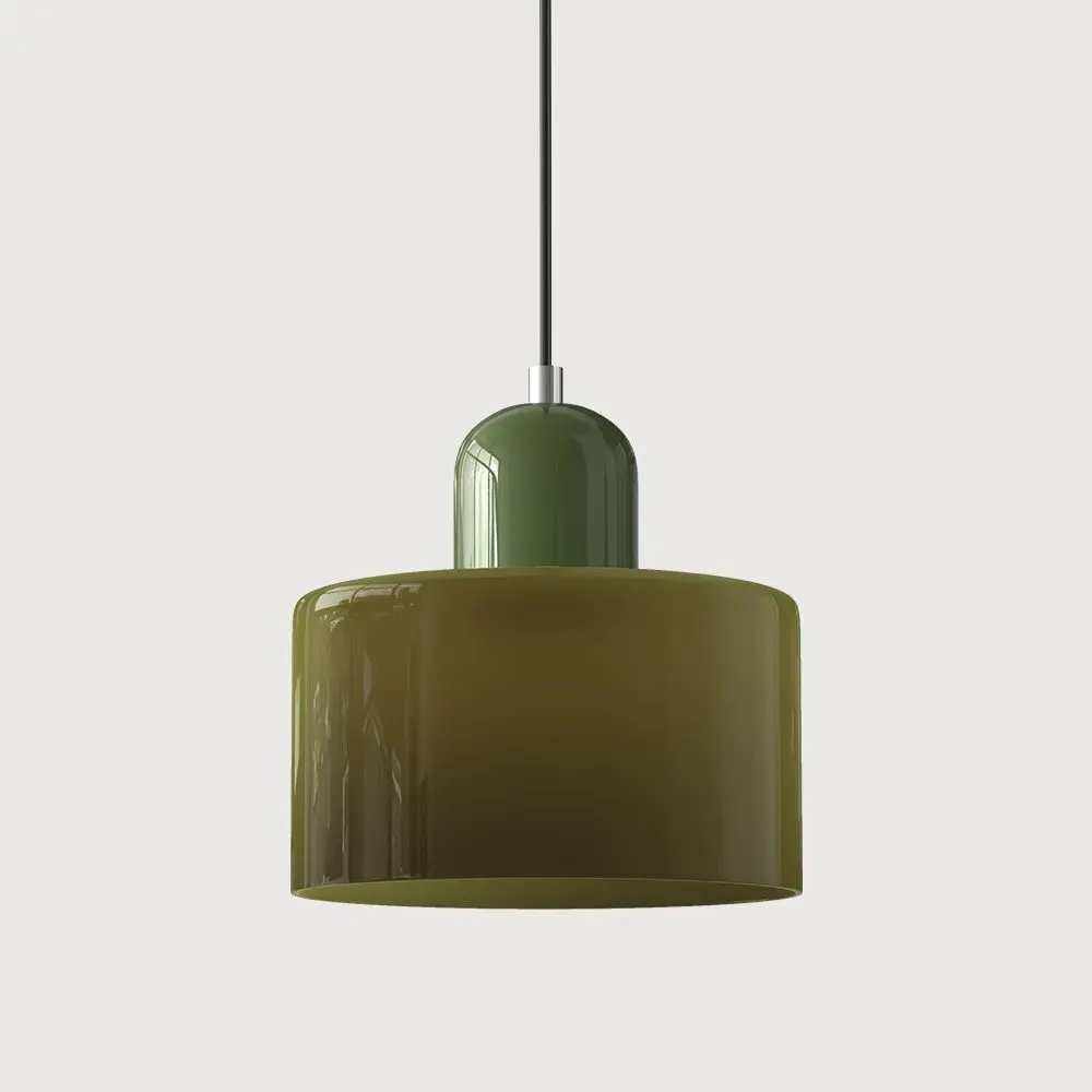 Morandi Modern White Glass Kitchen Island Pendant Light