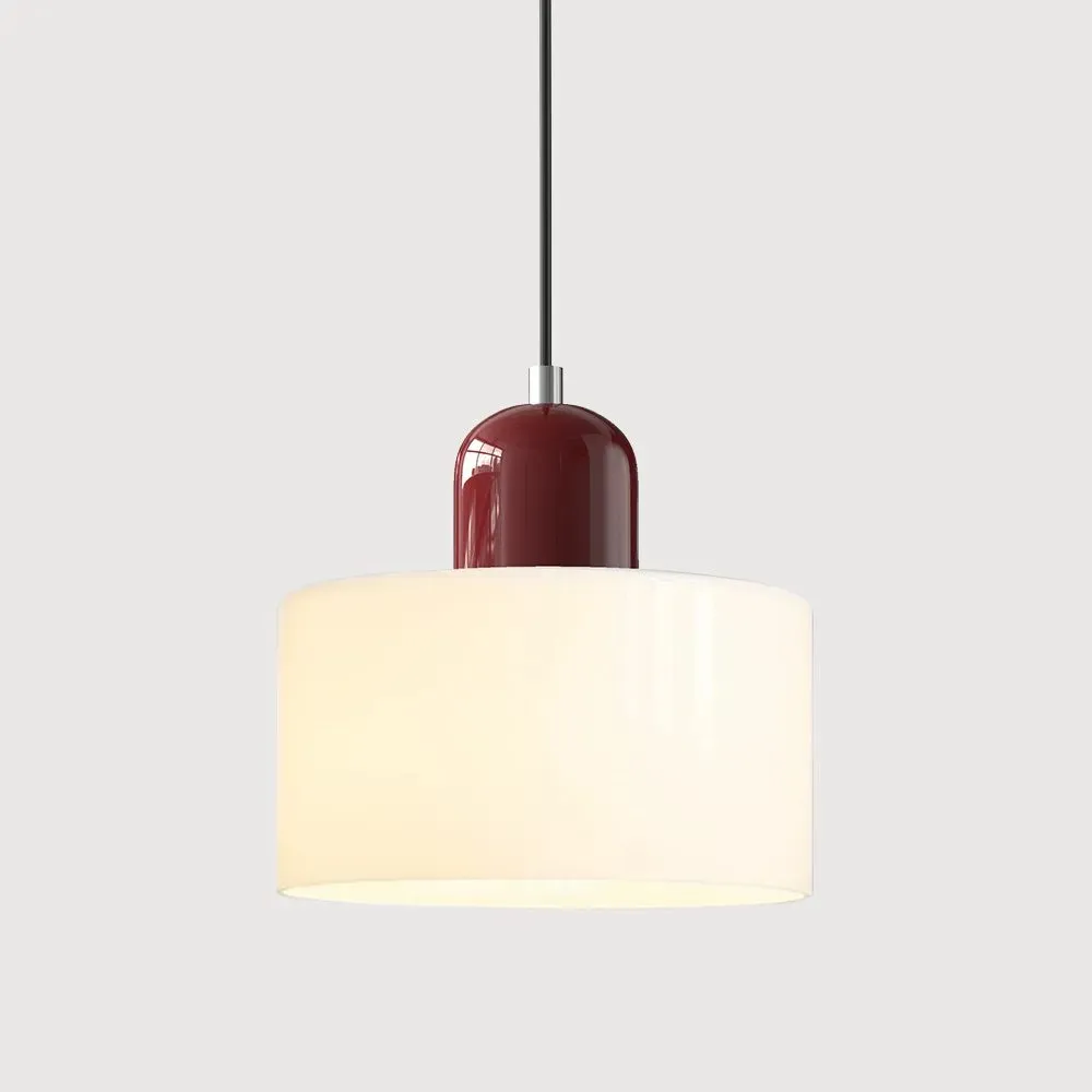 Morandi Modern White Glass Kitchen Island Pendant Light