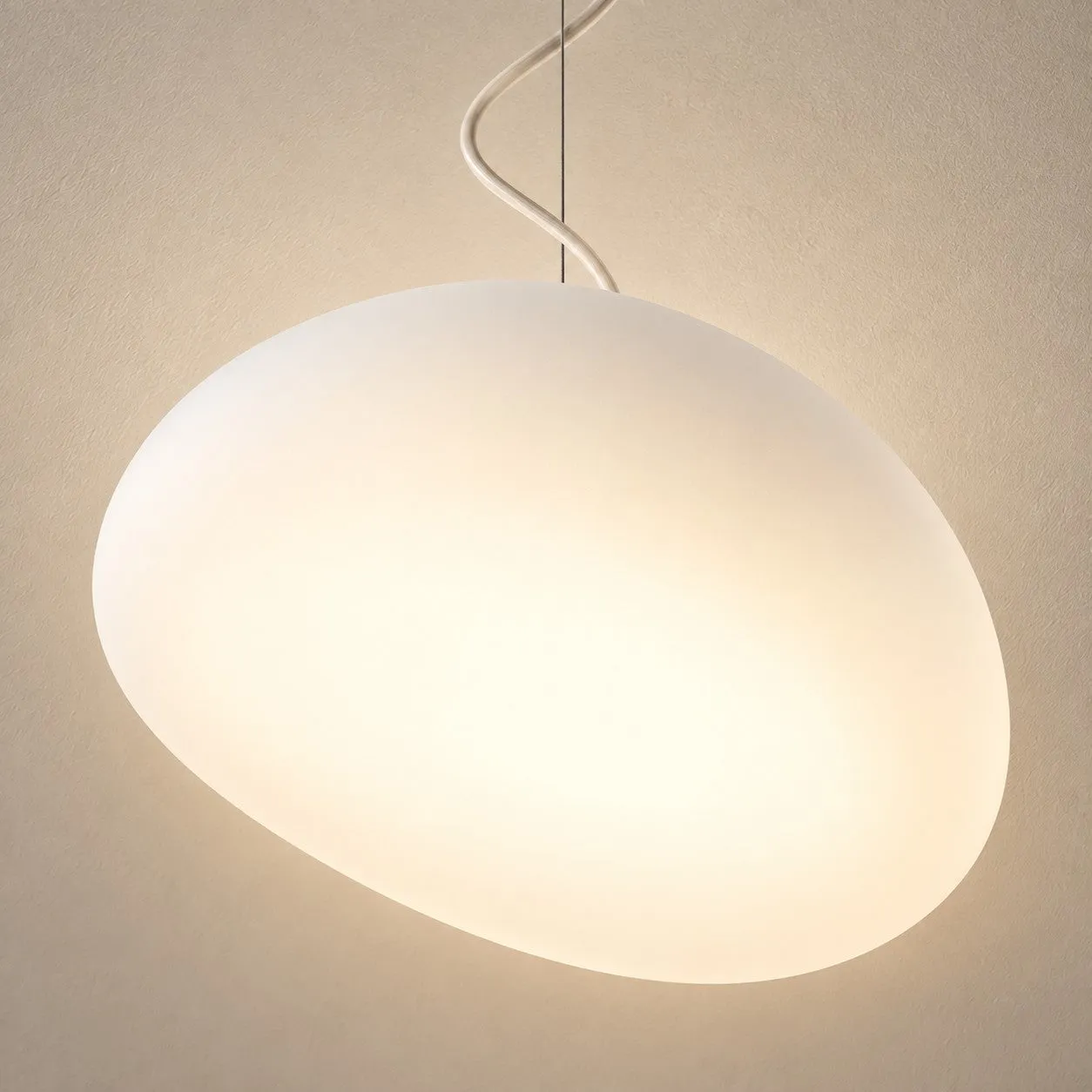 Stonea Milk Glass Pendant Light for Modern Interior Spaces