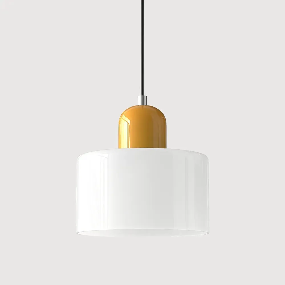 Morandi Modern White Glass Kitchen Island Pendant Light