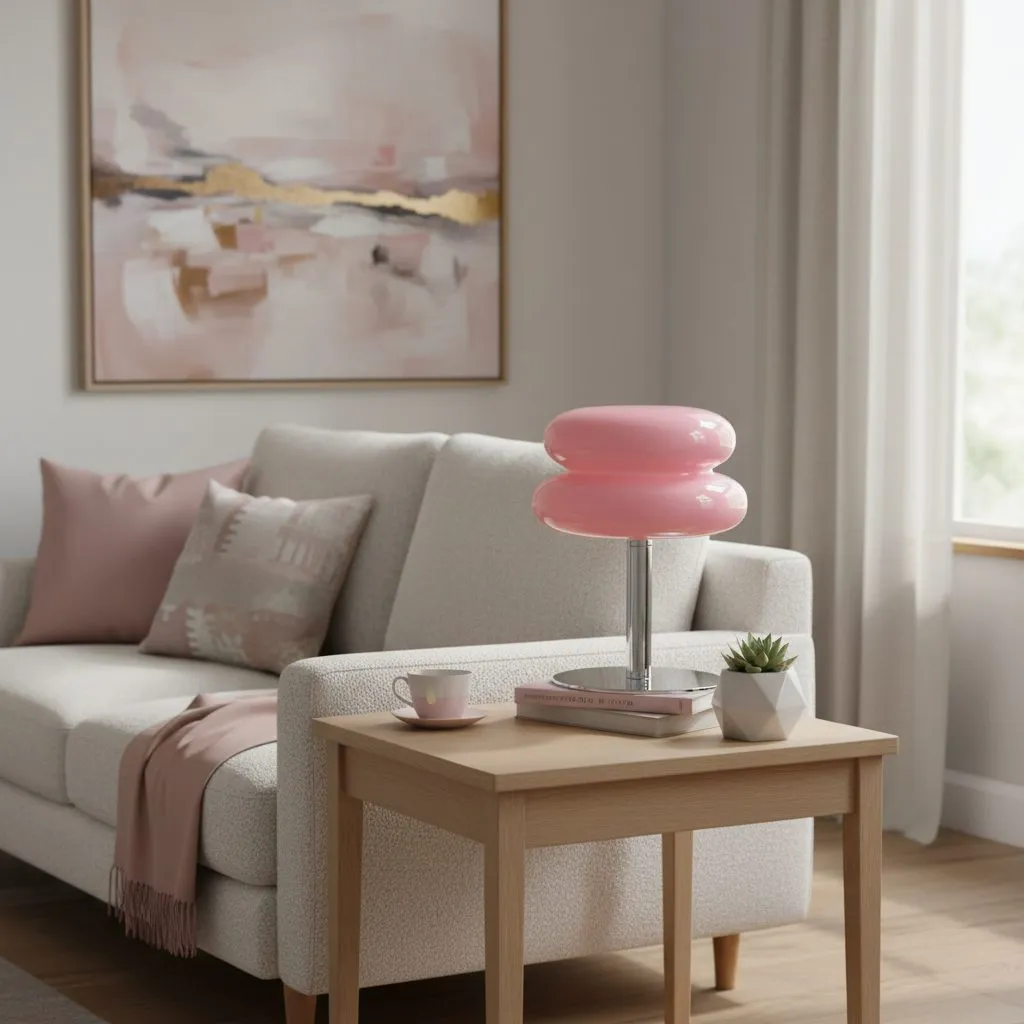 Marta Modern Bauhaus Glass Table Lamp