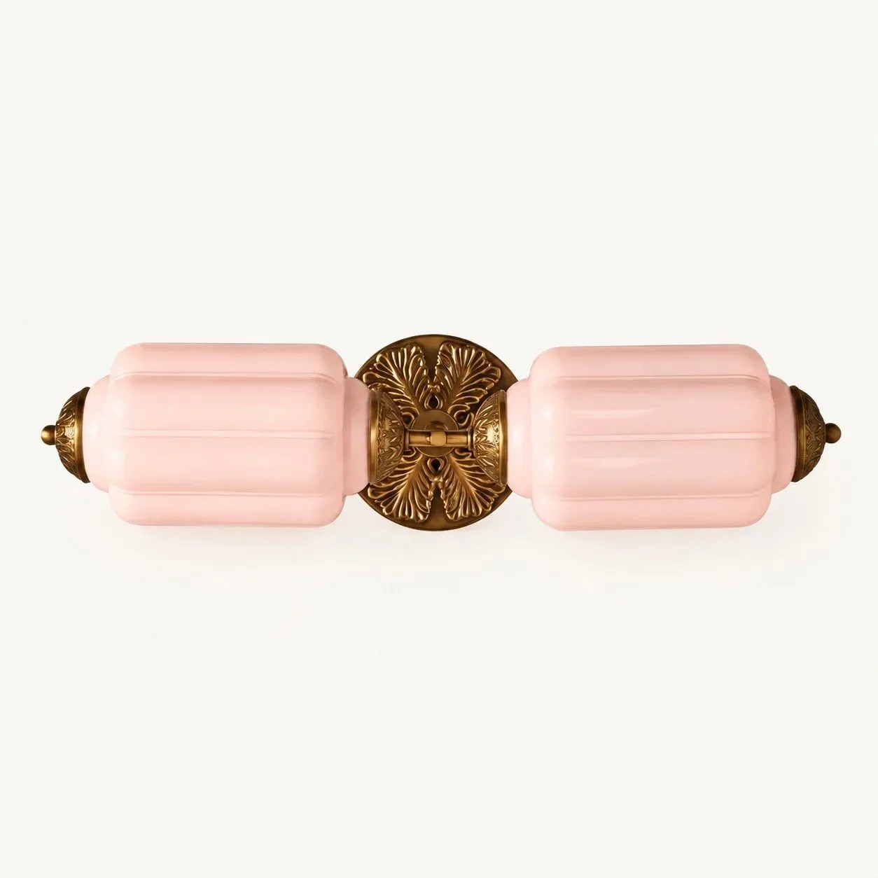 The Eloise Scallop Milk Glass Sconce Wall Light