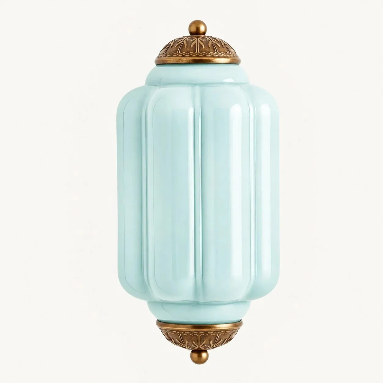 The Eloise Scallop Milk Glass Sconce Wall Light