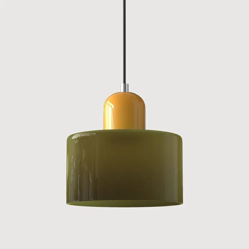 Morandi Modern White Glass Kitchen Island Pendant Light