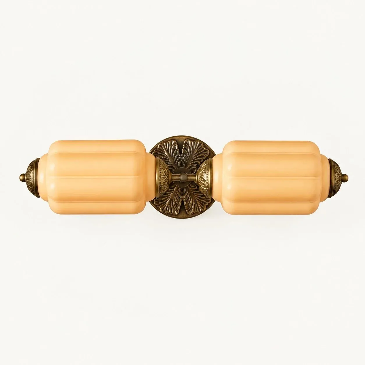 The Eloise Scallop Milk Glass Sconce Wall Light