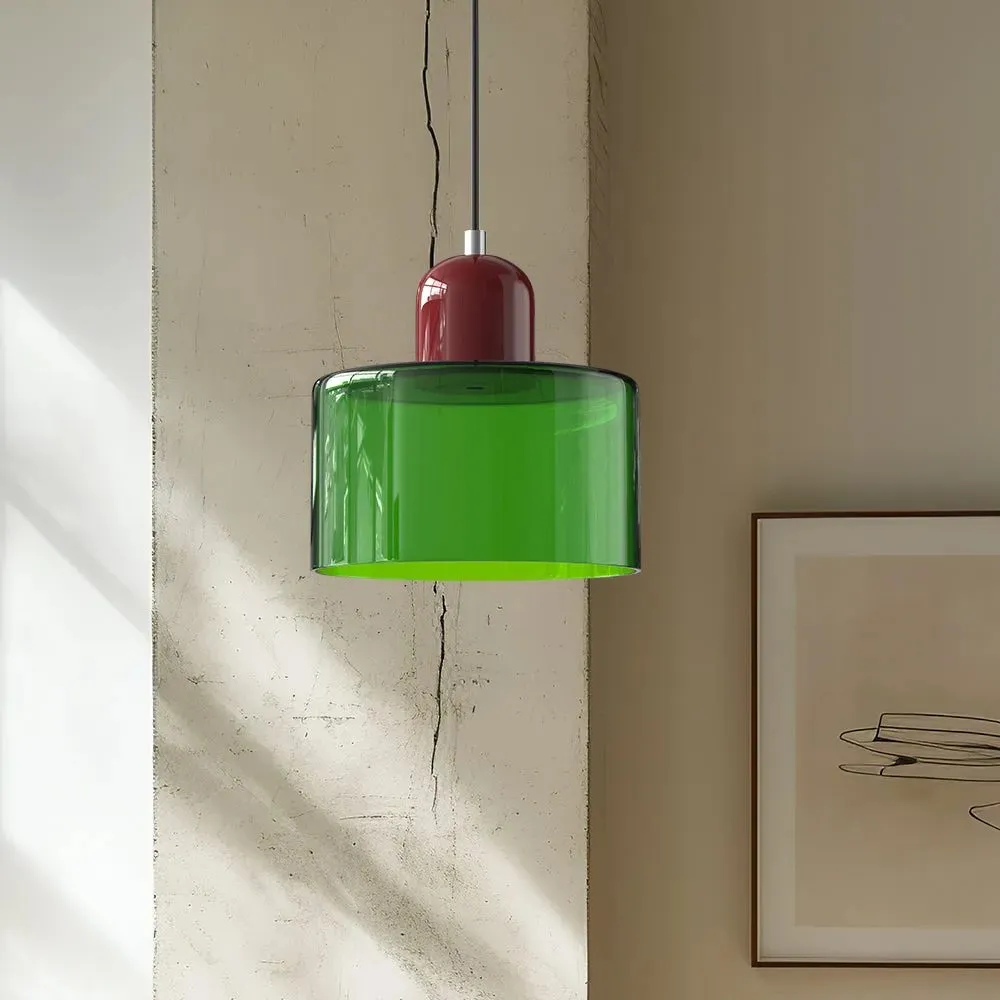 Morandi Modern White Glass Kitchen Island Pendant Light