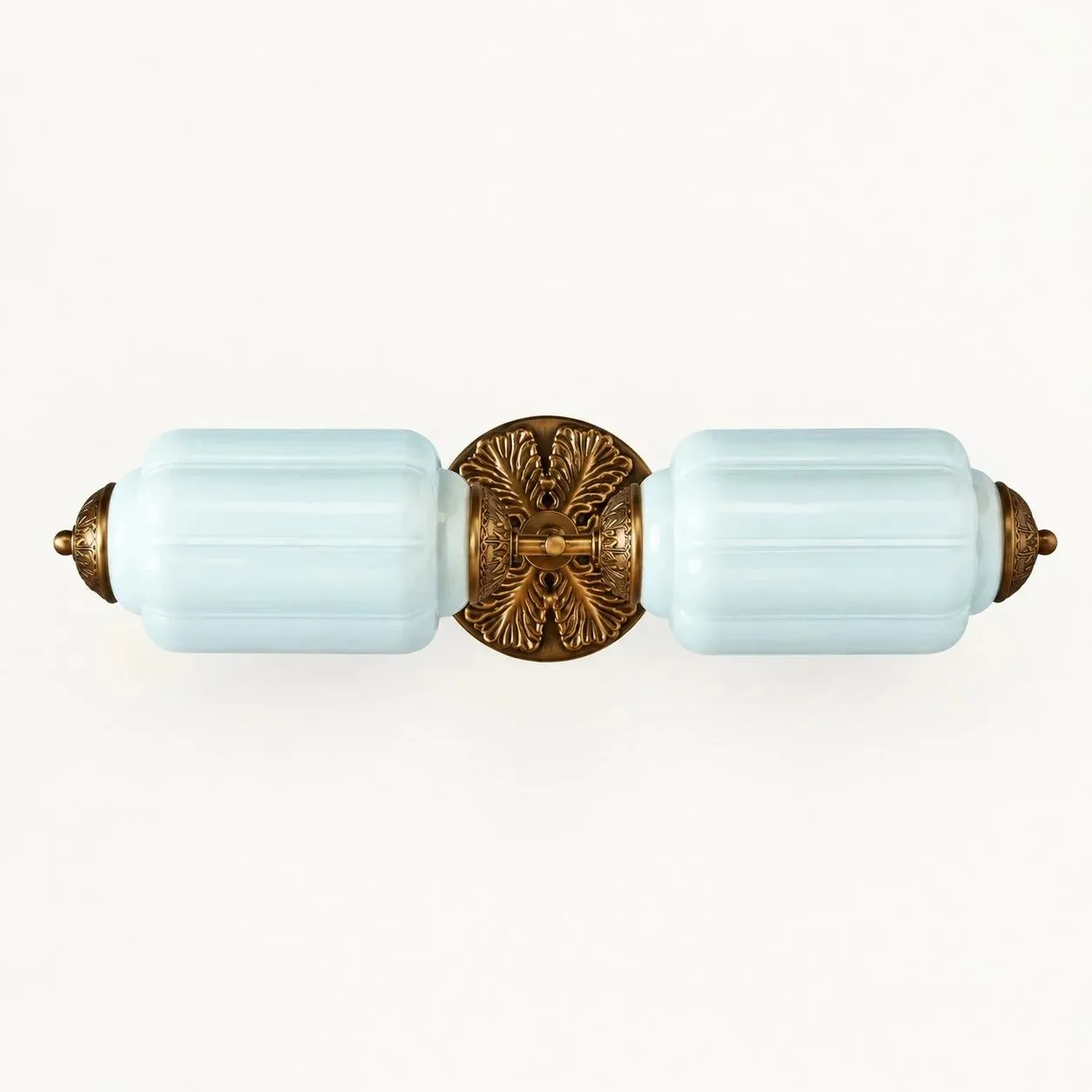 Double applique Bleu/Laiton