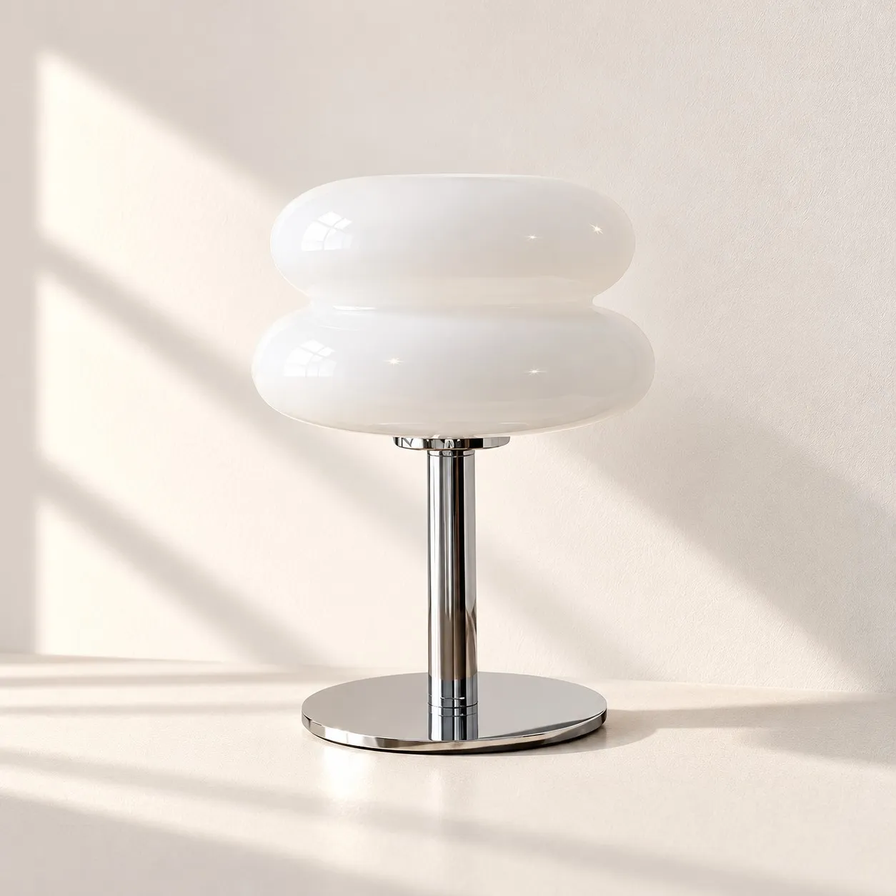 Marta Modern Bauhaus Glass Table Lamp