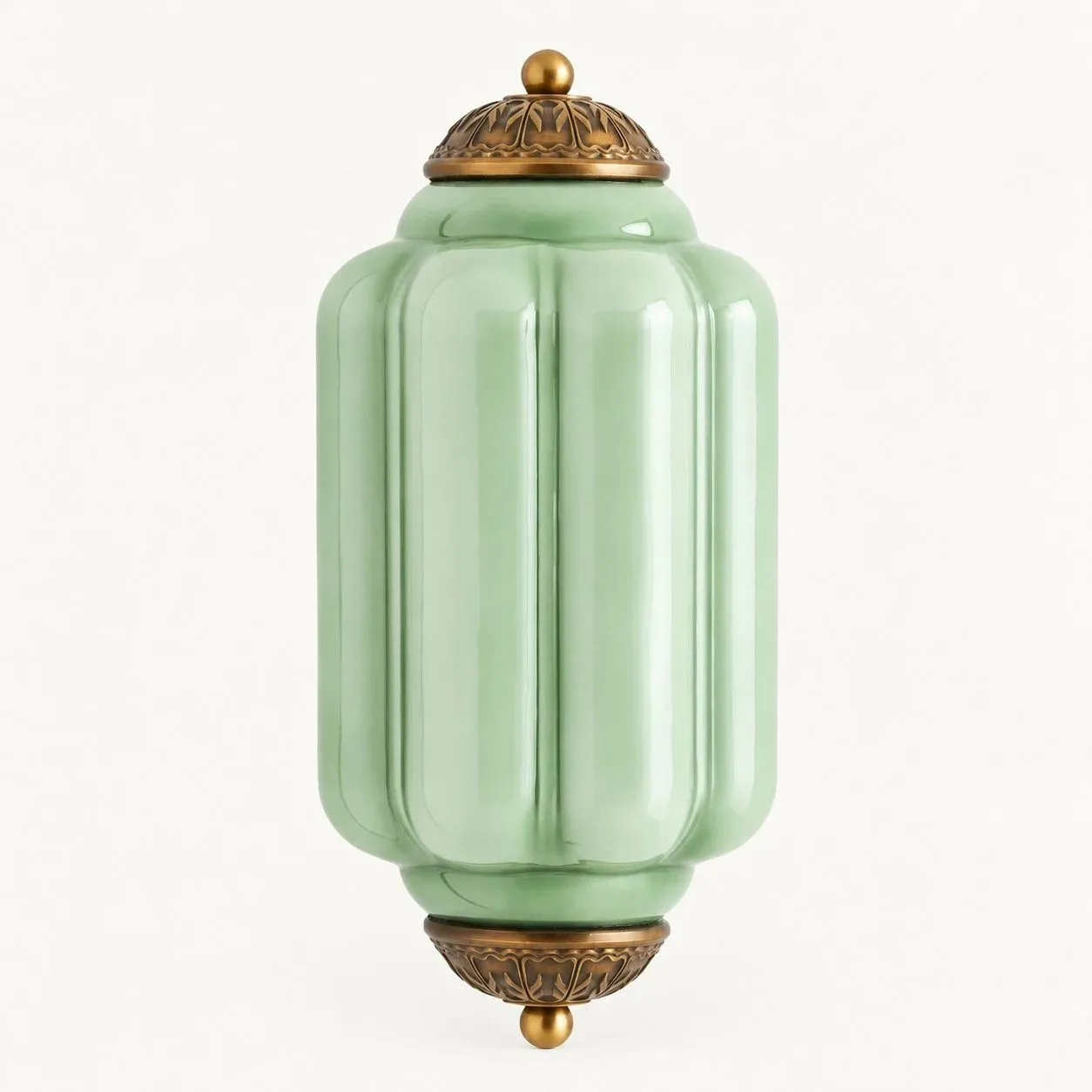The Eloise Scallop Milk Glass Sconce Wall Light